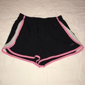 Black & Pink Athletic Shorts